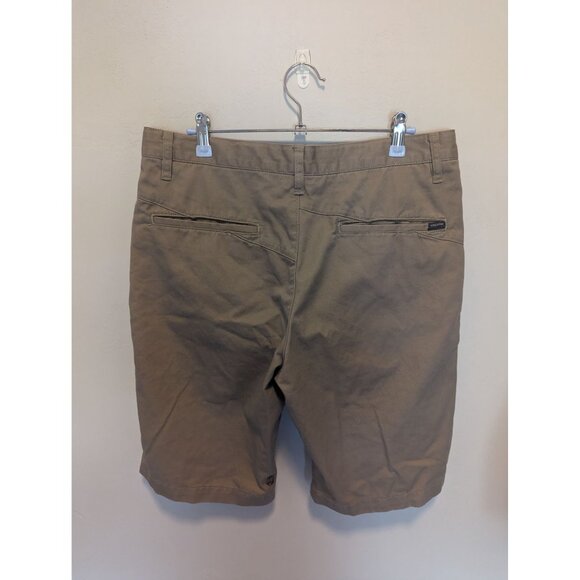 Volcom Mens Khaki Chino Shorts Size 32 - Picture 2 of 4